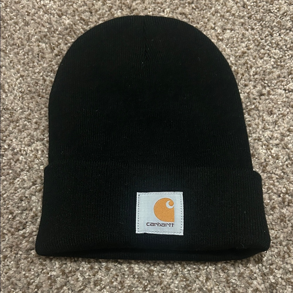 Carhartt Black Knit Beanie
